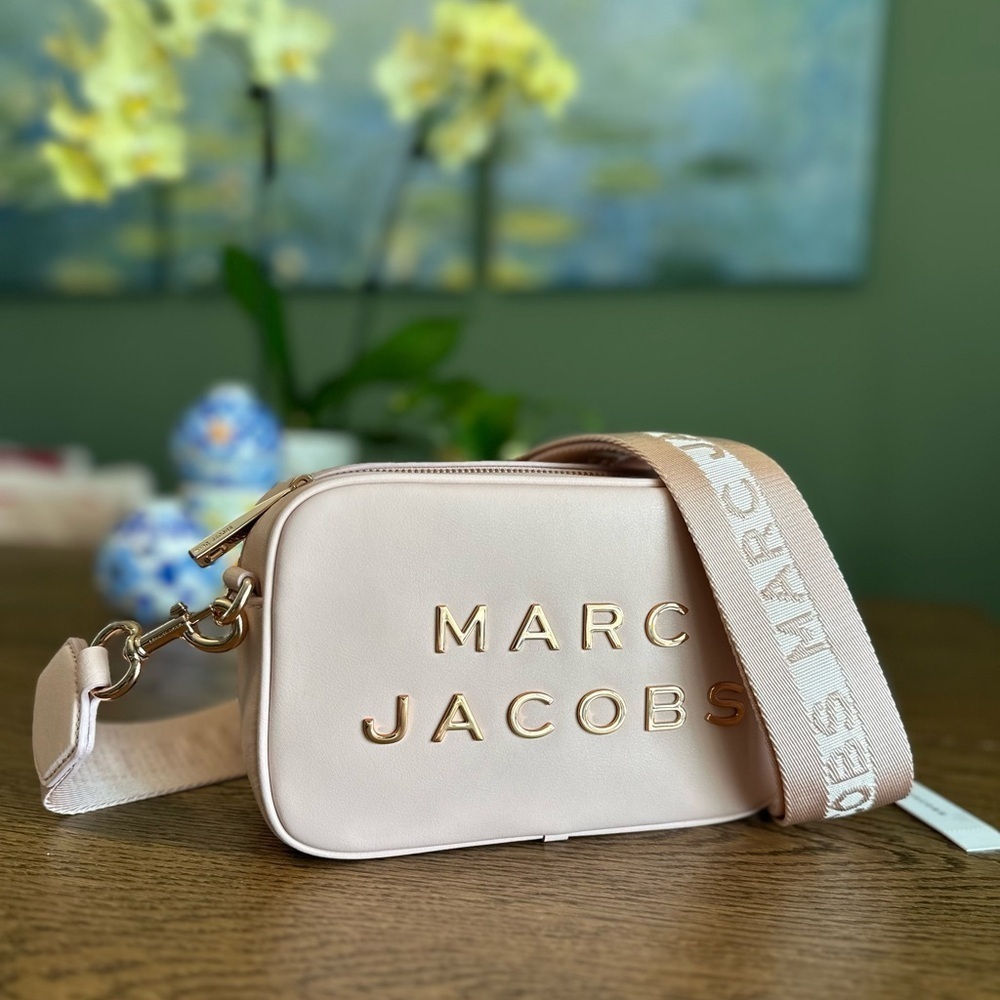 NWT! NEW! Marc Jacobs The Flash Camera Crossbody Bag - Pink Rose Gold - Picture 10 of 10